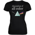 thumbnail image 1 of Halloween Science Absorption of Color Costume Juniors Soft T Shirt Black LG, 1 of 1