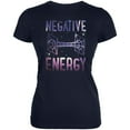 thumbnail image 1 of Halloween Science Negative Energy Wormhole Physics Costume Juniors Soft T Shirt Navy X-LG, 1 of 1
