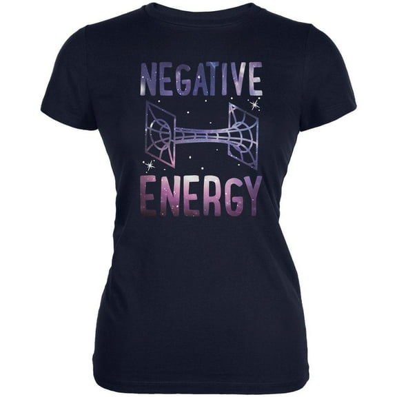 Halloween Science Negative Energy Wormhole Physics Costume Juniors Soft T Shirt Navy X-LG