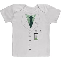 Halloween Scientist Costume Baby T Shirt White 12 Month