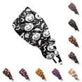 thumbnail image 1 of Halloween Scrub Caps Pumpkin Surgical Caps for Women Adjustable Tie Back Working Hat Nurse Headwear, 1 of 6