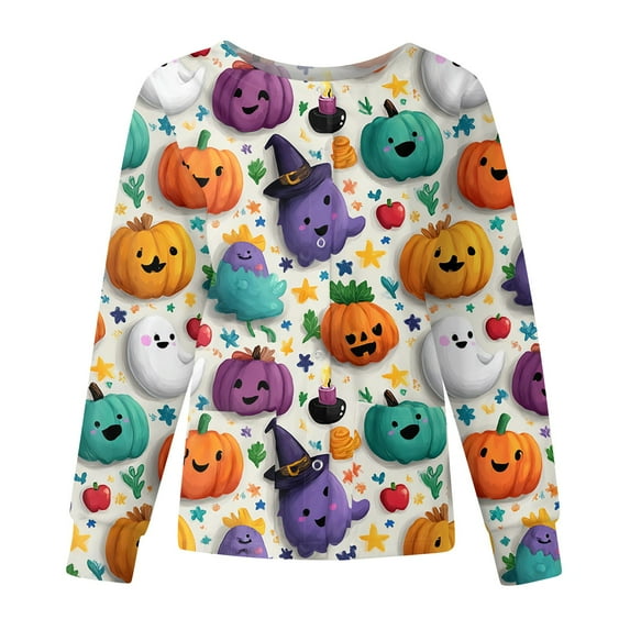 Halloween Scrubs for Women Snap Front Scrub Jackets Plus Size Stretch Long Sleeve Cardigan Nursing Tops Healthcare Workwear Working Uniform