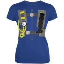 Halloween - Scuba Diver Costume Juniors Soft T Shirt Royal SM