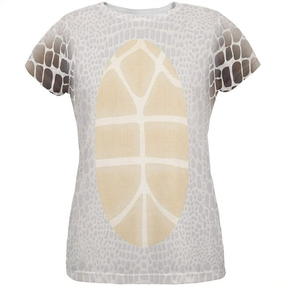 Halloween Sea Turtle Costume All Over Womens T Shirt Multi LG