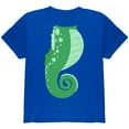 thumbnail image 1 of Halloween Seahorse Costume Green Youth T Shirt Royal YMD, 1 of 1