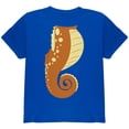 thumbnail image 1 of Halloween Seahorse Costume Orange Youth T Shirt Royal YLG, 1 of 1