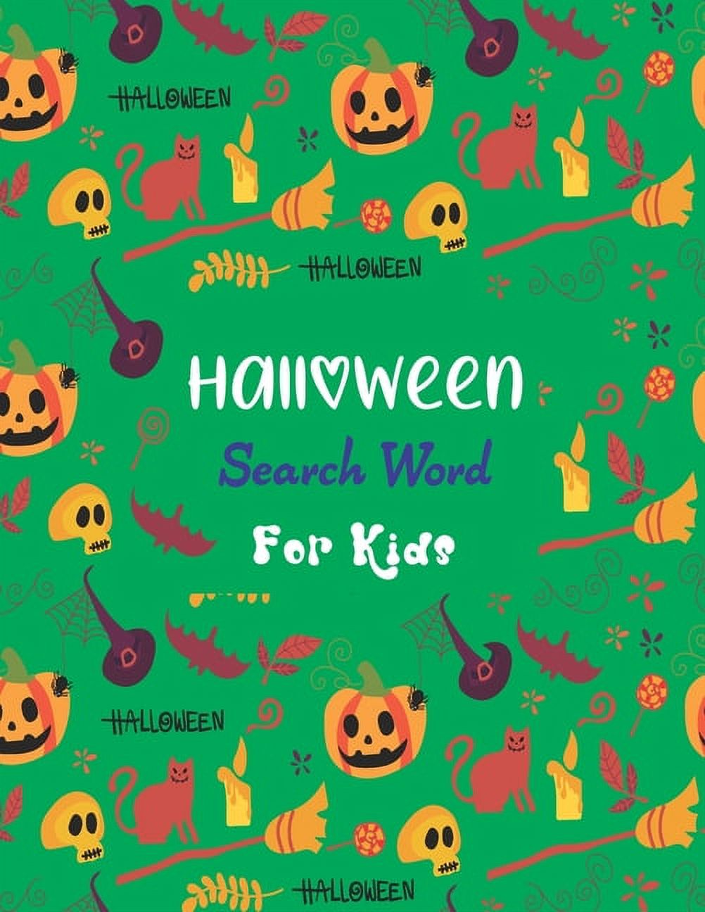 Halloween Search Word For Kids Halloween Word Search Puzzle Books for