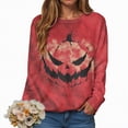 thumbnail image 1 of Towmus Women's Halloween Shirts 2025 Fall Tunic Tops Crewneck Blouses Print Long Sleeve Funny Sweatshirts, 1 of 6