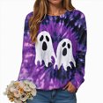 thumbnail image 1 of Towmus Women's Halloween Shirts 2025 Fall Tunic Tops Crewneck Blouses Print Long Sleeve Funny Sweatshirts, 1 of 6