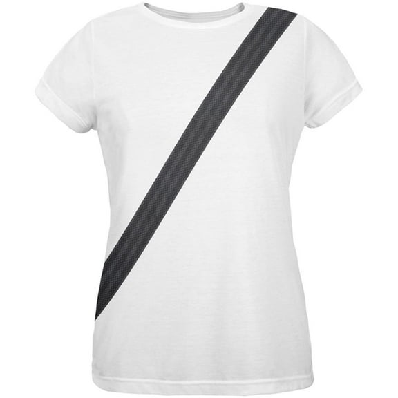 Halloween Seatbelt Driver Side Costume All Over Womens T-Shirt - Medium