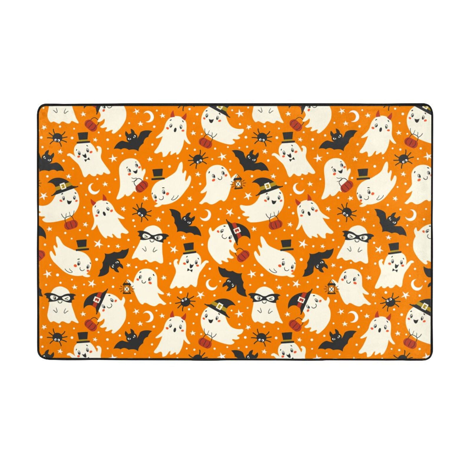 Halloween Shaggy Area Rug, cute spooky halloween Rugs for Living Room ...