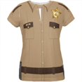 thumbnail image 1 of Halloween Sheriff Costume All Over Womens T Shirt Multi LG, 1 of 2