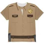 Halloween Sheriff Costume All Over Youth T Shirt Multi YSM