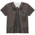 thumbnail image 1 of Halloween Sherlock Holmes Costume All Over Youth T Shirt Multi YLG, 1 of 2