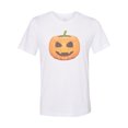 thumbnail image 1 of "Halloween Shirt, Jack-O'-Lantern, Pumpkin Shirt, Unisex, Sublimation, Soft Bella T, Halloween Tee, Jack O Lantern, Pumpkin Lover, Scary Tee, White, 2XL", 1 of 1