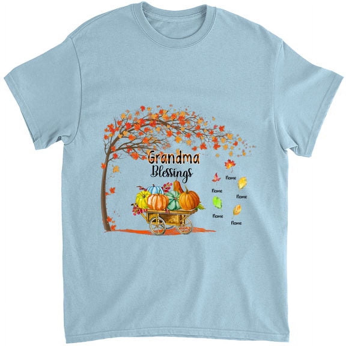 Halloween Shirt Personalized Grandma Blessings Shirt, Love Grandma