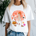 thumbnail image 1 of Halloween Shirt,Skeleton Playing Hockey Halloween Candy Horror Pumpkin Bag, Happy Halloween Shirt , Ghost Pumpkin Tshirt, Funny Holiday Gift,Horror Witchy, 1 of 5