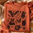thumbnail image 1 of Halloween Shirt, Vintage Bat Illustration Sweatshirt, Gothic Nature Hoodie, Spooky Wildlife T-Shirt, Halloween Gift for Women, 1 of 9