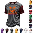 thumbnail image 1 of Halloween Shirt for Boys Girls Crewneck Short Sleeve Tee Halloween Clothes for Tween 11-12 Years, 1 of 4