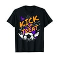 thumbnail image 1 of Halloween Shirt for Soccer Players with a Soccer Ball Black T-Shirt, 1 of 5