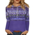 thumbnail image 1 of Halloween Shirts Woman Fall Outfits Cowl Neck Tops for Women Mothers Day Gifts for, 1 of 4