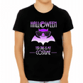 thumbnail image 1 of Halloween Shirts for Boys Funny Halloween Shirts for Kids Halloween Purple Bat Shirt Boys Halloween Shirt, 1 of 1