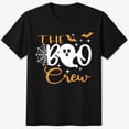 thumbnail image 1 of Halloween Shirts for Kids, The Boo Crew Ghost Typography Graphic Halloween T-Shirt, 1 of 5