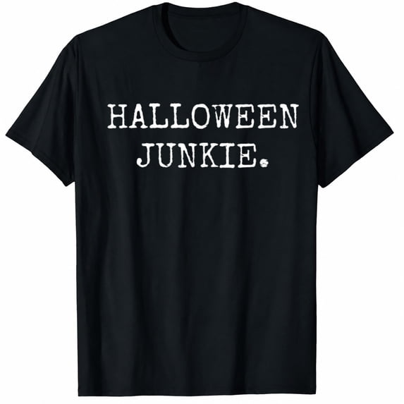 Halloween Shirts for Men, Halloween Junkie Graphic T-Shirt, Funny Spooky Season Tee