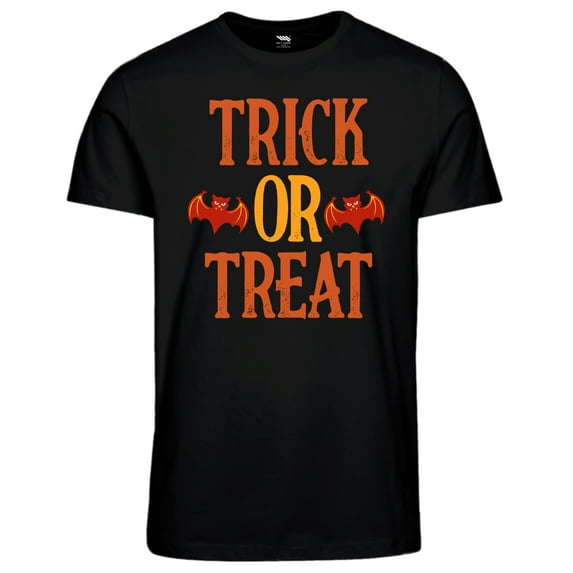 Halloween Shirts for Men - Trick Or Treat Printed Tshirt, Scary Costume Tees, Funny Clothes