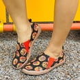 thumbnail image 1 of Halloween Shoes for Women, Spooky Print Canvas Loafers, Slip On Casual Flats for Daily Wear, Comfy Lightweight Fall Walking Shoes, 1 of 6