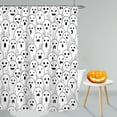 thumbnail image 1 of Halloween Shower Curtain, Halloween Ghost Spooky Shower Curtains for Bathroom, Halloween Home Decor Waterproof Fabric with Hooks 72x72 Inch, 1 of 6