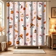 thumbnail image 1 of Halloween Shower Curtain Vintage Fall 70.9x59.1in Polyester Waterproof & Quick Dry for Bathroom Bathtub Home Apartment by MPOISVA, 1 of 6