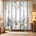thumbnail image 1 of Halloween Shower Curtain Vintage Fall 70.9x59.1in Polyester Waterproof & Quick Dry for Bathroom Bathtub Home Apartment by MPOISVA, 1 of 6