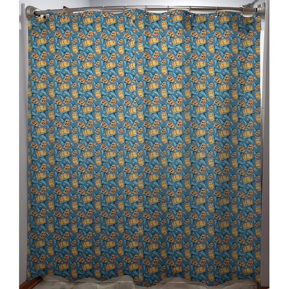 Halloween Shower Curtain by Penny's Needful Things (Jack-O-Lanterns)