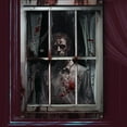 thumbnail image 1 of Halloween Silhouette Curtain Scary Window Decor Background Party Setting - Indoor Outdoor Easy Installation(C), 1 of 5