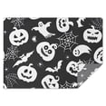 thumbnail image 1 of Halloween Silhouette Icons Pattern Rectangle Tablecloth 60"x84",Waterproof Polyester Rectangle Table Cloth, Wipeable Spillproof Polyester Tablecloth for Dining, Camping, Indoor and Outdoor, 1 of 5