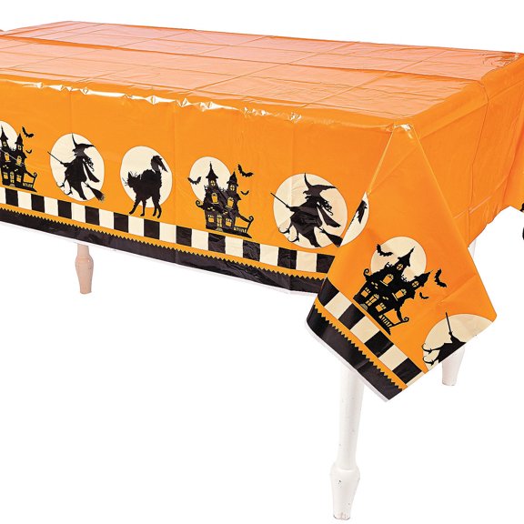 Halloween Silhouette Tablecover - Party Supplies - 1 Piece
