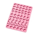 thumbnail image 1 of Halloween Silicone Baking Mold With 60 Cavities Pumpkin Witch Hat Skull Candy Chocolate Jelly Gummy Ice Cube Tray B-25.8X17.9X0.8Cm, 1 of 5
