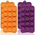 thumbnail image 1 of Halloween Silicone Mini Candy Molds,Mini Pumpkin Molds, Mini Ghost Molds,for Jelly, Chocolate, Candy, 1 of 5