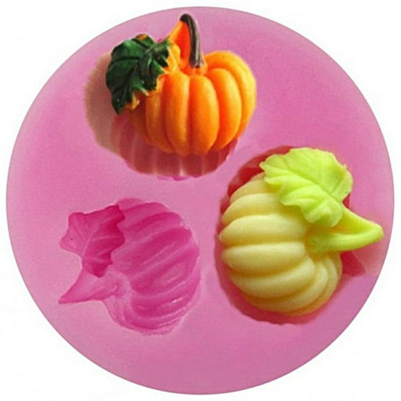 Halloween Silicone Mold, 3d Pumpkin Silicone Cake Mold Cupcake Chocolate Fondant Mold Jelly Shots Candy Desserts Mold for Halloween Party