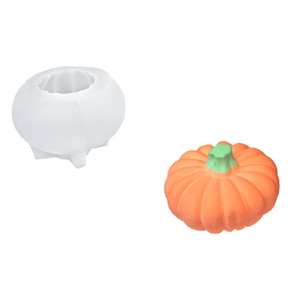 Halloween Silicone Mold Skull/Pumpkin Shape Dishwasher Safe Reusable Craft Tool Suitable for Chocolate Decoration