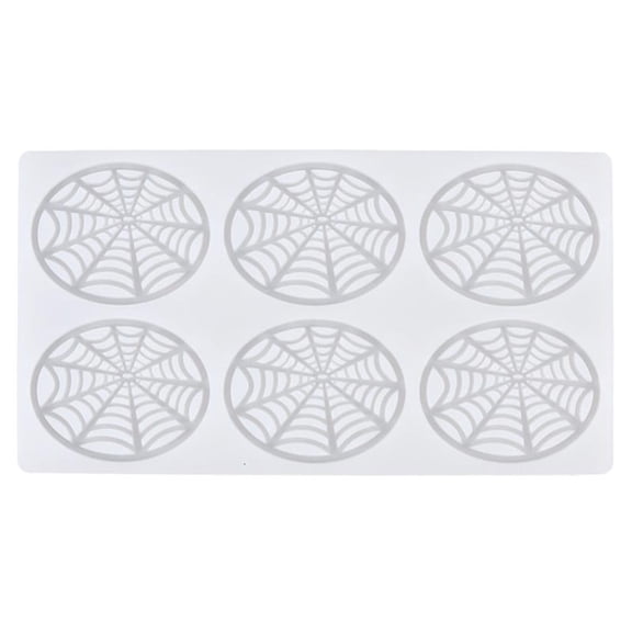 ANXPTIME Silicone Chocolate Molds Spiders Web Shaped Fondant Mold Chocolate Bars Cake
