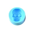 thumbnail image 1 of Halloween Silicone Molds for Baking, 3D Skull Cake Pan Mold, Nonstick Halloween Skeleton Mold for Soap Ice Cupcake (Blue), 1 of 3