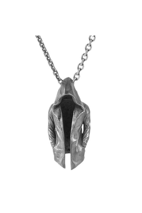 Halloween Silver Vintage Necklaces, Anniversary Gifts, Metal Decorations for Men and Women, Personalized Silver Jewelry