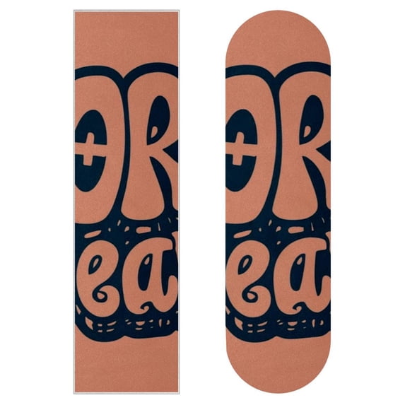 Halloween Skateboard Grip Tape Stickers (Pack of Two) - Emery Surface/PVC Back Material 8.8x32.6in/22.4x83cm
