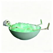 Halloween Skeleton Bathing Decoration Ornament, Hilarious Bathroom Decor for Vibes, DIY-Friendly Fun Gift for Horror Lovers and Pranksters