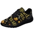 thumbnail image 1 of Halloween Skeleton Dancing Pumpkins It's The MoStWonderful Time Of The Year Shoes Sneakers Black Size 11.5, 1 of 7