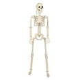 thumbnail image 1 of Halloween Skeleton Decor - 35 Inches, Full Body Posable Joints Hanging Skeletons for Halloween Decorations, Graveyard Props, Haunted House Accessories, Spooky Scene Party Favors, 1 of 7
