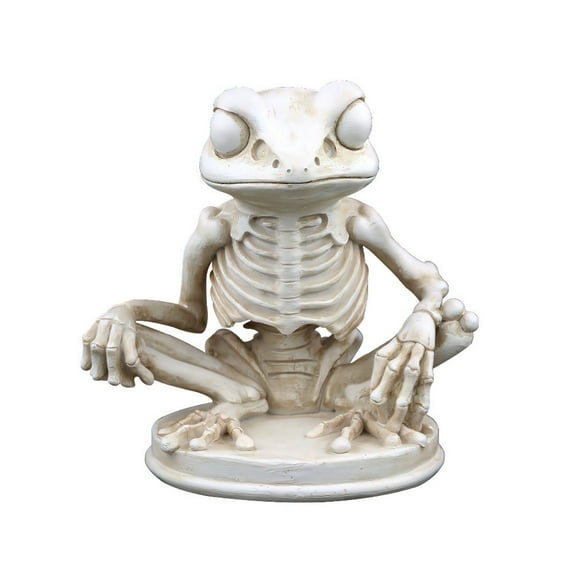 Halloween Skeleton Decor - Realistic Animal Bone Props for Haunted Houses & Bars - Creepy Resin Skull & Bone Ornaments Indoor/Outdoor Use