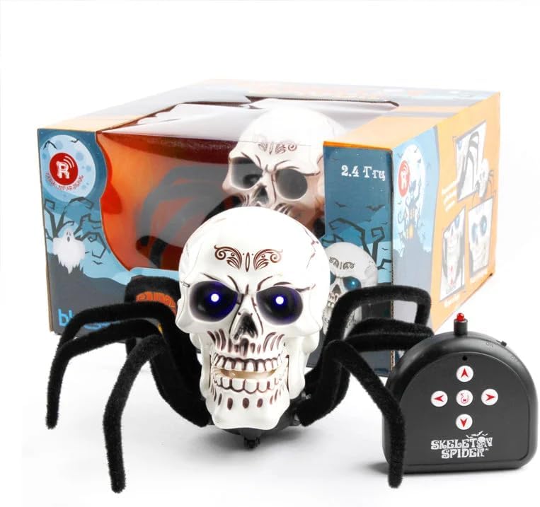 Halloween Skeleton Decor Remote Control Toy,Remote Control Spider